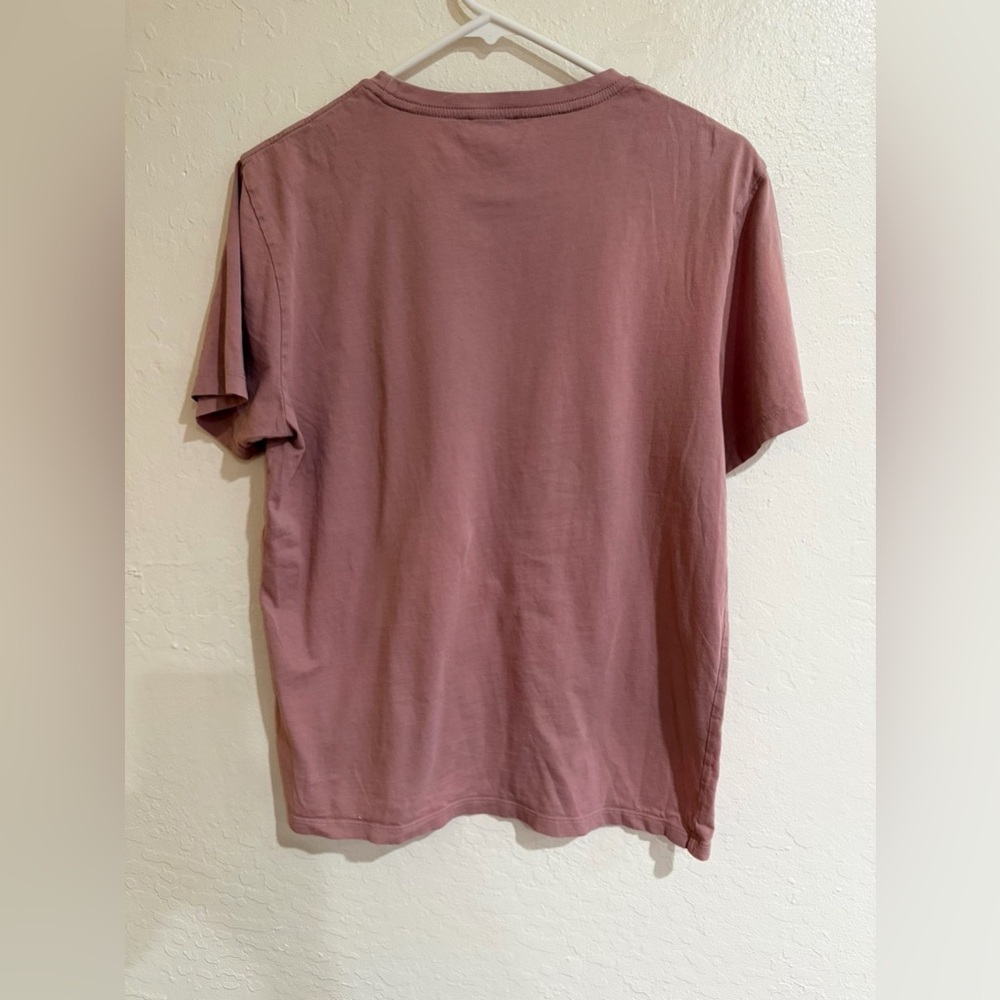 Reiss Mauve Men's Crew Neck Soft Cotton T-Shirt Size M - Picture 4 of 7